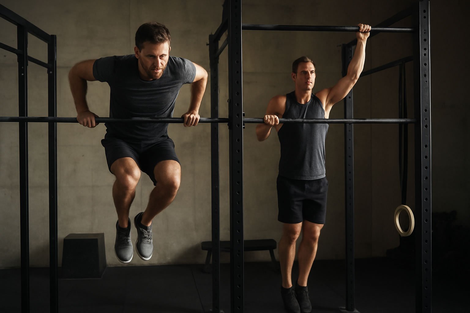 aprende muscle up con norepok. En barra o anillas